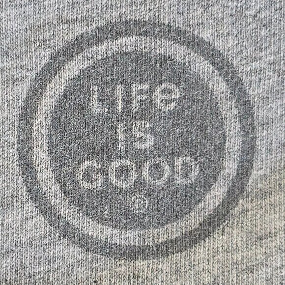 Life is Good Crusher V-Neck T-Shirt - Towering Daisies Bike Graphic - Picture 11 of 15
